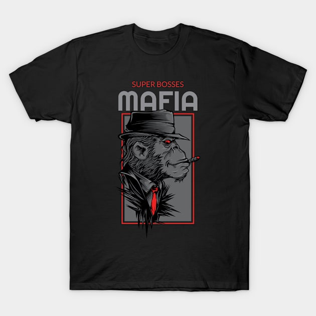 Super bosses mafia T-Shirt by Elite Wear 